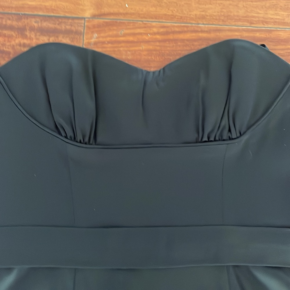 BCBG Maxazria Black Strapless Cocktail Dress - Picture 4 of 7
